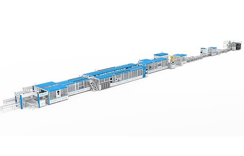 Module Automatic Assembly Line for Pouch Cells